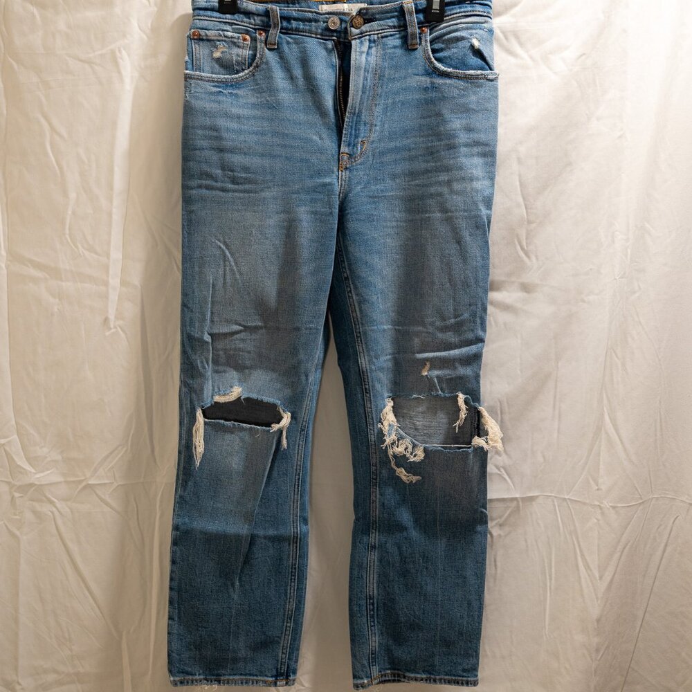 Abercrombie & Fitch Ankle Straight Ultra High Rise Jeans - 28 / 6R